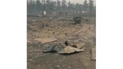 После пожара в якутском селе Бясь-Кюёль