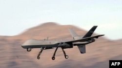 O dronă americană MQ-9 Repaer a fost interceptată marți de două avioane rusești, deasupra Mării Negre. Fotografie cu caracter ilustrativ