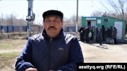 Житель села Приречное Зулкарнай Байтеулы, переехавший в Казахстан из Монголии. Акмолинская область, 21 апреля 2021 года.