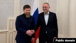 Рамзан Кадыров и Сулейман Керимов, фото из телеграм-канала Кадырова
