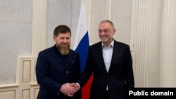 Рамзан Кадыров и сенатор от Дагестана Сулейман Керимов
