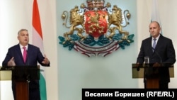 Viktor Orban, bivši premijer Mađarske, i Rumen Radev, aktuelni premijer Bugarske prilikom jednog od susreta.