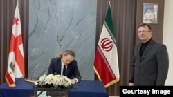 Дмитрий Олисов и посол Ирана в Грузии Сейед Али Моджани 