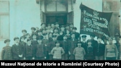 Angajați ai Poștei și Telegrafului din Chișinău, 1917. Sursa: Expoziția Marele Război, 1914-1918