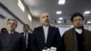 Former national security council adviser and current presidential candidate Mohammad Hanif Atmar, alongside his two vice-presidential candidates Younus Qanooni and Mohammad Mohaqiq in January