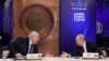 Олександр Лукашенко і Володимир Путін на Глобальному форумі з атомної енергії в Москві, 25 вересня 2025 року