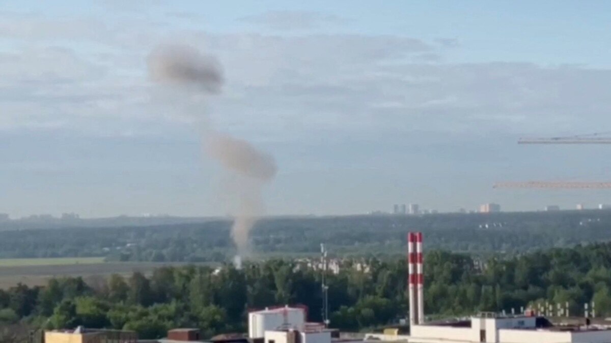 There was a big fire in Odintsevo.  A drone was shot down there the day before