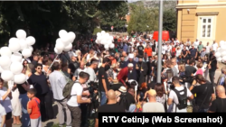 Odavanje počasti žrtvama masovnog ubistva na Cetinju, 12. avgust 2025.