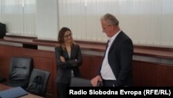 Поранешната министерка за внатрешни работи Гордана Јанкулоска во Апелациониот суд Скопје