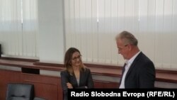 Поранешната министерка за внатрешни работи Гордана Јанкулоска во Апелациониот суд Скопје