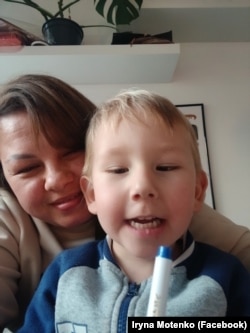 Ірина з сином