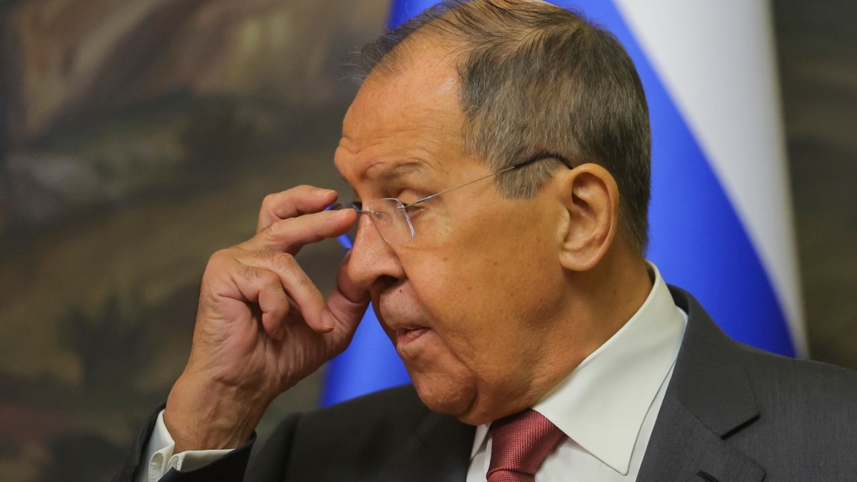 Руският външен министър Сергей Лавров каза в понеделник, че забраната