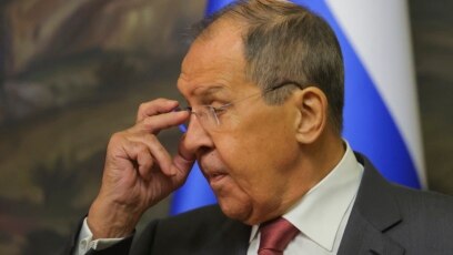 Руският външен министър Сергей Лавров каза в понеделник че забраната