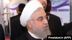 Хассан Роухани, Иран президенті. Тегеран, 9 сәуір 2018 жыл.