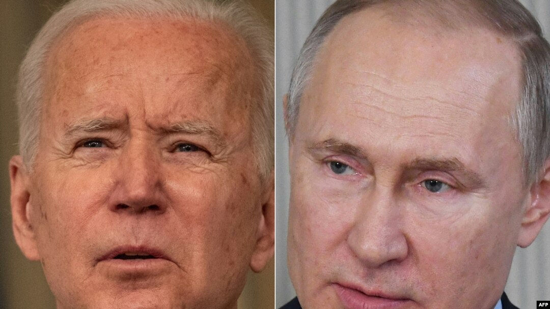 Джо Байден и Владимир Путин