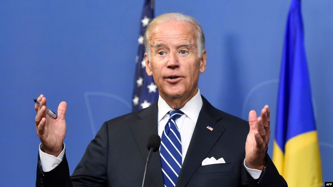 Joe Biden na press konferenciji u Stokholmu, 25. avgusta 2016.
