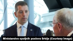 Ministar spoljnih poslova Srbije Marko Đurić na Konferenciji za obnovu Ukrajine, Rim, 10. jula 2025. 