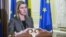EU High Representative for Foreign Affairs Federica Mogherini in Kyiv in December