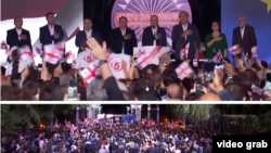 Наибольший ажиотаж вызвал батумский предвыборный митинг «Нацдвижения» 16 октября, на котором собрались несколько тысяч человек