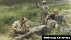 Леон Агюстэн Лерміт, «Касьба» (1887)