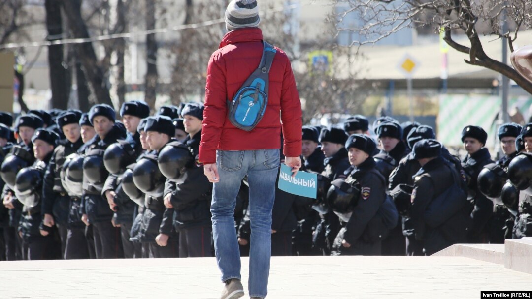 На акции протеста 26 марта в Москве