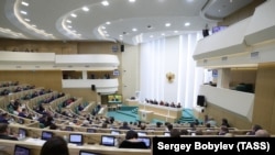 Заседание сессии Совета Федерации России (Иллюстративное фото)