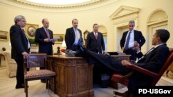 Barack Obama şi consilierii săi