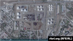 Спутниковые снимки последствий ударов 6 и 13 октября 2025 года по нефтяному терминалу в Феодосии
