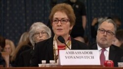 Former U.S. Ambassador To Ukraine Says She Was 'Kneecapped' By Smears