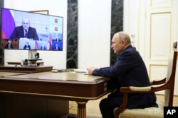 Владимир Путин на совещании с правительством. 12 февраля 2024 года