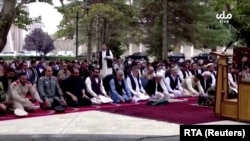 جریان برگزاری نماز عید در ارگ ریاست جمهوری