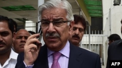 Pakistani Defence Minister Khawaja Asif (file photo)