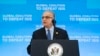 U.S. -- Iraqi Foreign Minister Mohammed Ali al-Hakim speaks at a gathering of foreign ministers aligned toward the defeat of Islamic State at the State Department in Washington, February 6, 2019