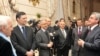 Armenia -- President Serzh Sarkisian (R) meets with prominent members of France's Armenian community in Paris, 10 March 2010.