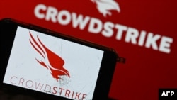 Logoja e kompanisë së sigurisë kibernetike, CrowdStrike.