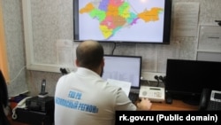 Пункт оповещения населения об угрозах и чрезвычайных ситуациях в Крыму, архивное фото