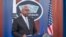 Secretarul american al Apărării, Lloyd Austin în timpul unui briefing la Pentagon.
