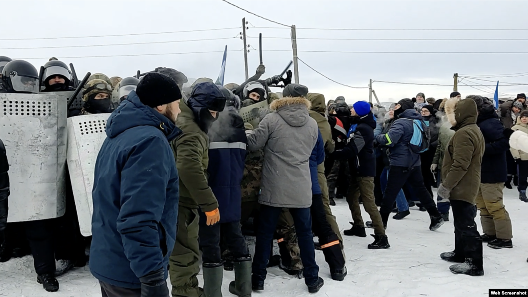 Баймак, 17 января 2024 года. Скриншот из видео оперативной съемки (из материалов уголовного дела)