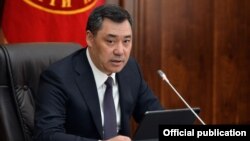 Президент Кыргызстана Садыр Жапаров 