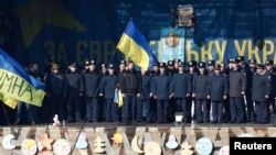 Львівська міліція на сцені Євромайдану, 21 лютого 2014 року