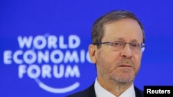 رئیس‌جمهور اسرائیل در مجمع جهانی اقتصاد در داووس سوئیس