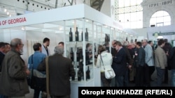 ქართული ღვინის სტენდი „ღვინისა და დელიკატესების“ გამოფენაზე