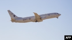 A U.S. Navy Poseidon P-8 (file photo)