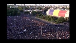 Ciocniri violente la protestul anti-guvernamental de la București