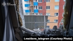 Наслідки одного з попередніх російських ударів по Харкову, архівне фото