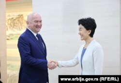 Nenad Popović i Sun Haijan, Peking, Kina, 24. jul 2025.