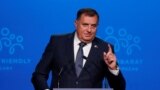 Član Predsedništva Bosne i Hercegovine Milorad Dodik u Budimpešti, septembar 2021.