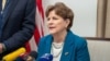 US Senator Jeanne Shaheen talks to the press during a visit to Chisinau early this year. (file photo)