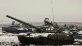 Российские танки в Ростовской области 12 января 2022 года