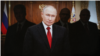 Коллаж: Президент России Владимир Путин и силуэты гипотетических преемников
